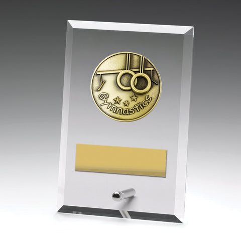 DY114A - Glass Plaque Gymnastics 150mm