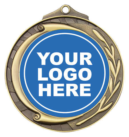 M102G - Wreath Medal 50mm Gold