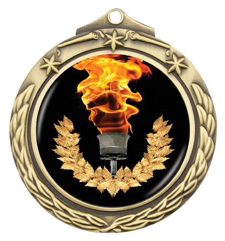 M842G-C001 - Stars & Wreath 50mm Gold