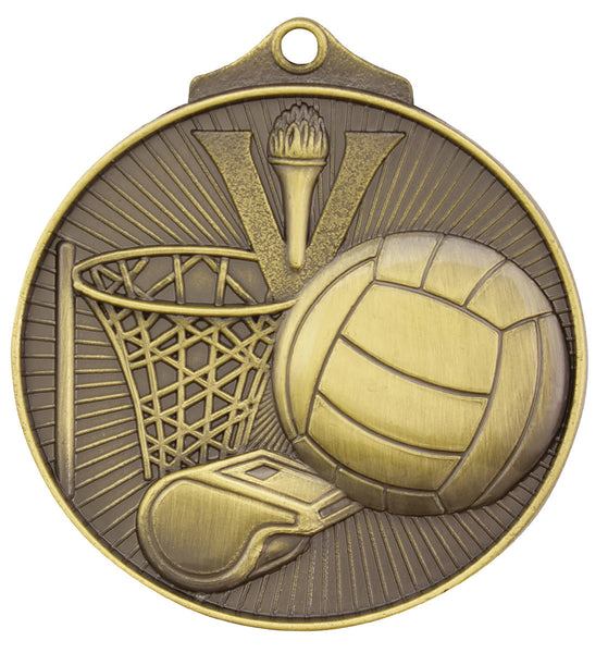 MD911G Netball Medal Gold