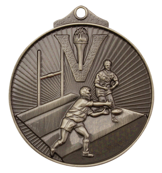 MD913S - Rugby Medal Silver