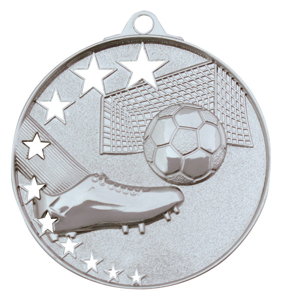 MH904S Football Stars Medal Silver