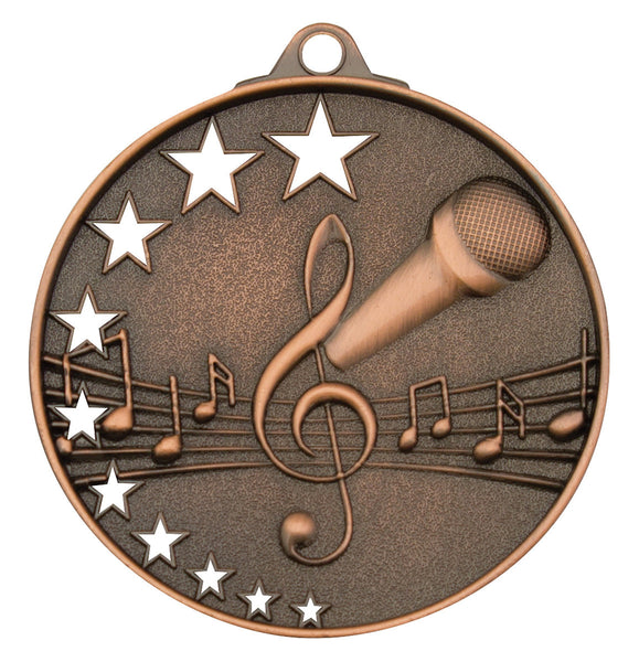 MH921B Music Stars Medal Bronze