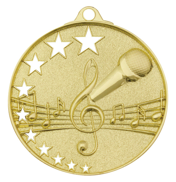 MH921G Music Stars Medal Gold