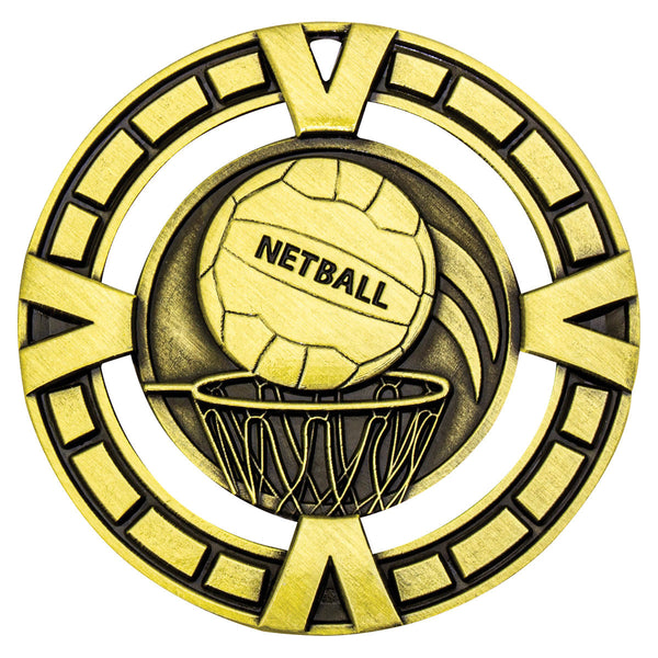 MY911G Netball Varsity Medal Gold