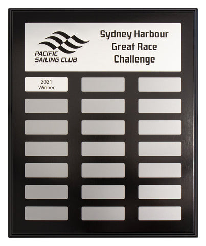 Assembly Plaque Classic Silver 325mm