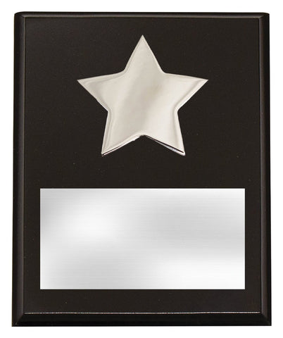 PL11C - Plaque with Metal Star 200mm
