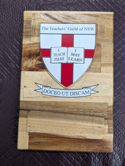 Teacher's Guild Custom Wooden Plaque