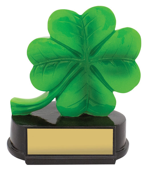 12504 - Four Leaf Clover Lucky Trophy 130mm
