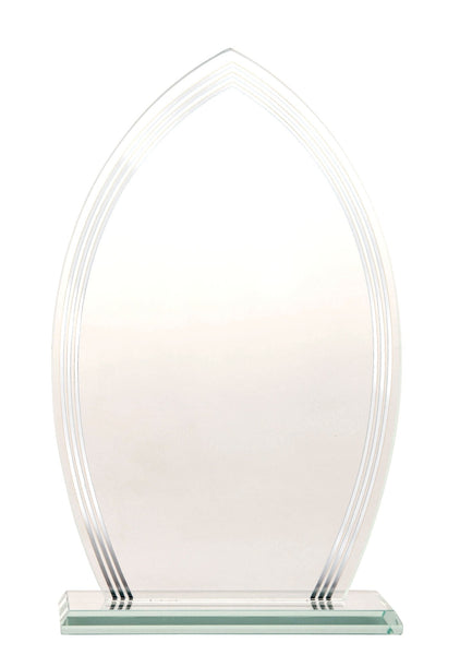 1288-2A - Mirror Edge Glass Arch 185mm