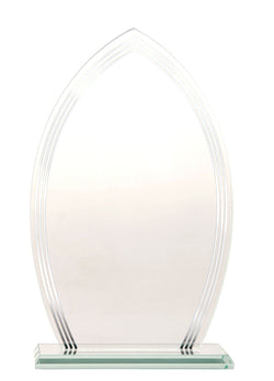 1288-2B - Mirror Edge Glass Arch 205mm