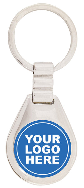 9949 - Silver Logo Keychain