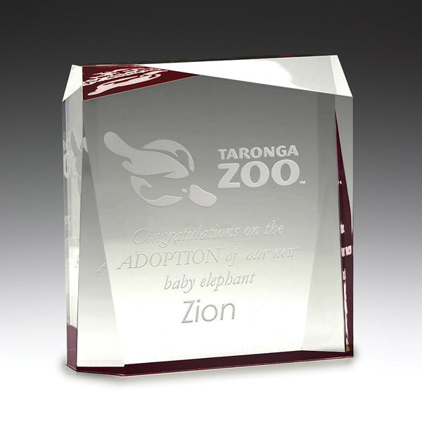 AC746 Acrylic Red Prism 125mm