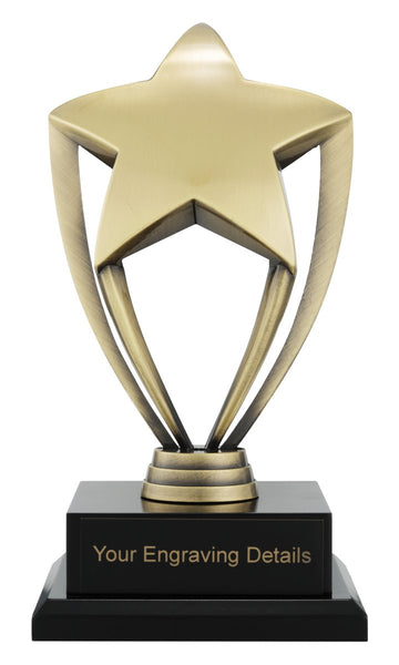 AD104 - Gold Metal Star Award 195mm