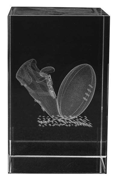 CB813 Rugby Crystal Block 80mm