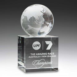 CN00 Globe Crystal Award 145mm