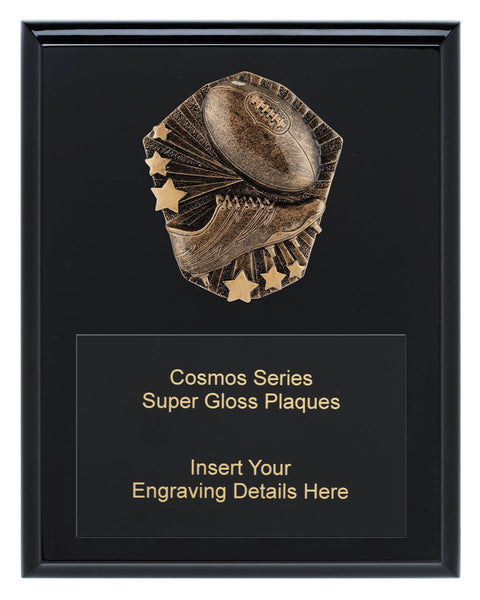 CRK731A - Cosmos Super Plaque Aussie Rules 200mm
