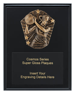 CRK791B - Cosmos Super Plaque Netball 225mm