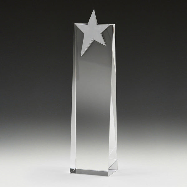 CS275 Crystal & Chrome Star Pinnacle 275mm