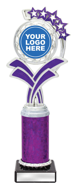 DF2046 - Silver / Purple Kona Trophy 265mm