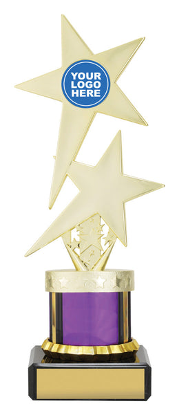 DF2190 - Purple Twin Star with Logo 205mm