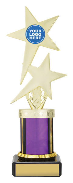 DF2191 - Purple Twin Star with Logo 225mm