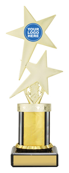 DF2196 - Gold Twin Star with Logo 225mm