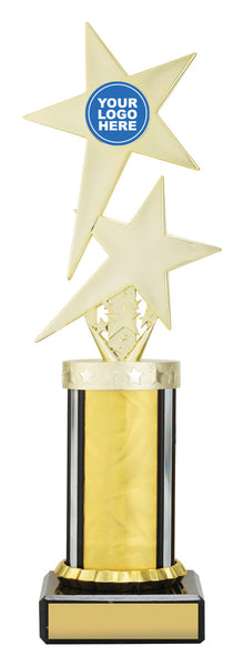 DF2197 - Gold Twin Star with Logo 250mm
