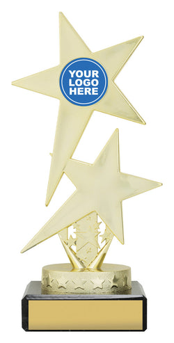 DF2199 - Silver Twin Star with Logo 170mm