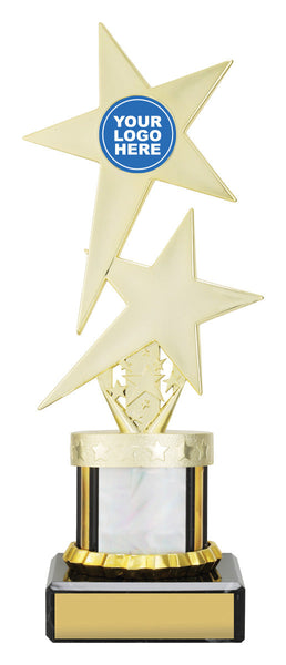 DF2200 - Silver Twin Star with Logo 205mm