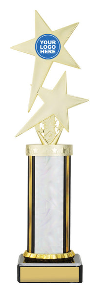 DF2203 - Silver Twin Star with Logo 275mm