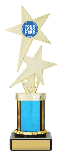 DF2206 - Blue Twin Star with Logo 225mm
