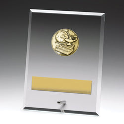 DY105C - Glass Plaque Academic 200mm