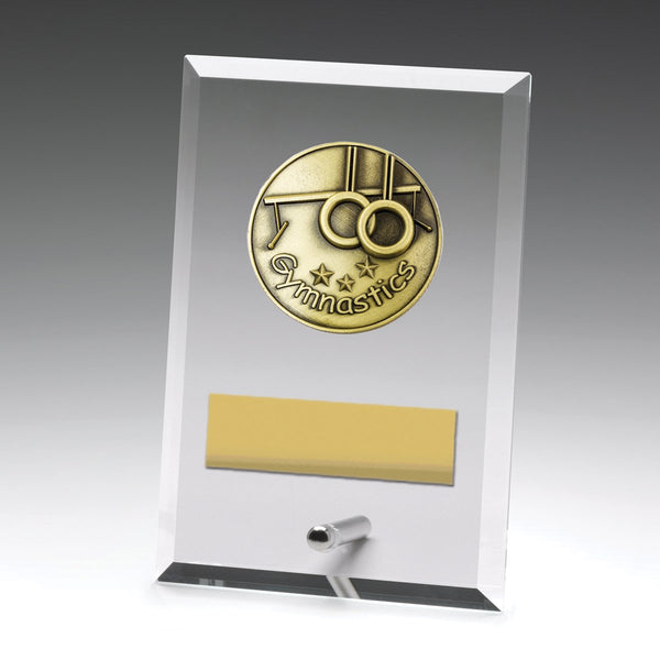 DY114A - Glass Plaque Gymnastics 150mm