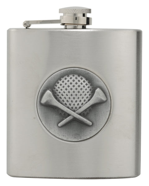 FSK17 - Golf Stainless Steel Flask 6oz