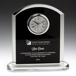GK185 Pax Glass Clock 185mm