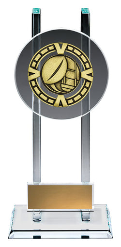 GV1013A - Glass Varsity Rugby 165mm