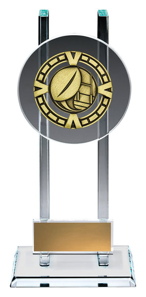 GV1013A - Glass Varsity Rugby 165mm