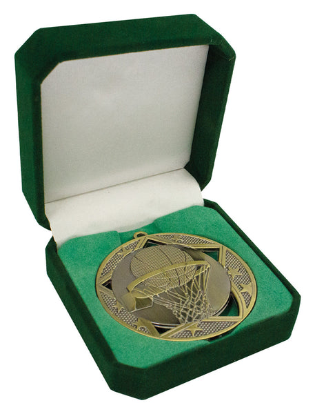 H60G - Crown Medal Box - Green 50, 60, 70mm
