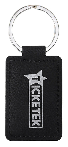 LE117 - Leatherette Keychain Rectangle