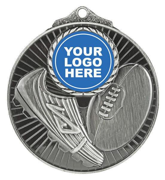 M088S Aussie Rules Medal Insert Silver