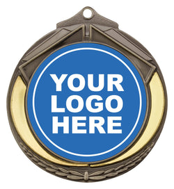 M432S - Shield Medal 50mm Silver