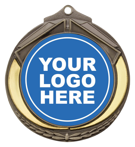 M432S - Shield Medal 50mm Silver