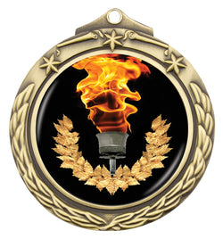M842G-C001 - Stars & Wreath 50mm Gold
