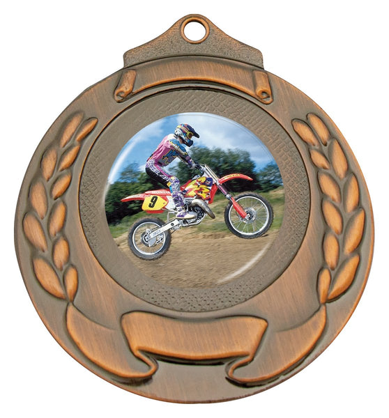 M861B-K117 - Banner Wreath Bronze