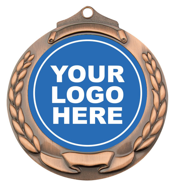 M862B - Banner Wreath 50mm Bronze