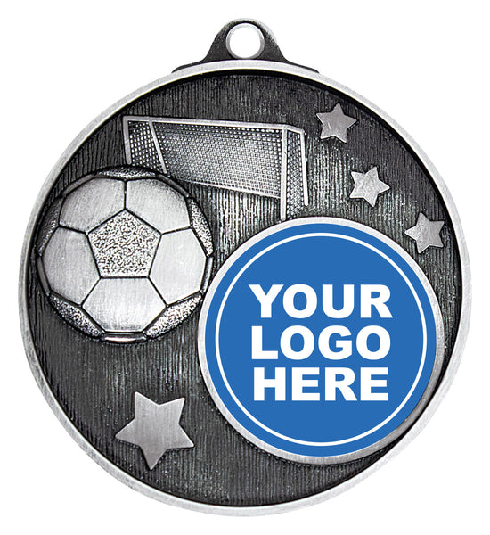 MC604S Club Medal Football Silver