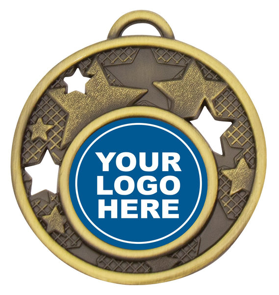 MD466G - Multi-Stars Medal Gold