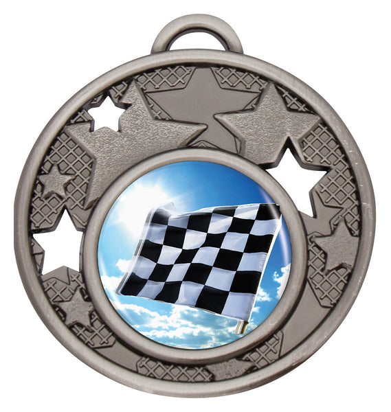 MD466S-C841 - Multi-Stars Medal Silver