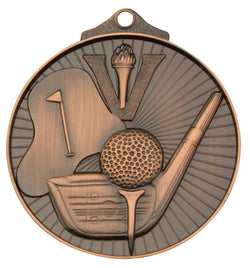 MD909B - Golf Medal Bronze